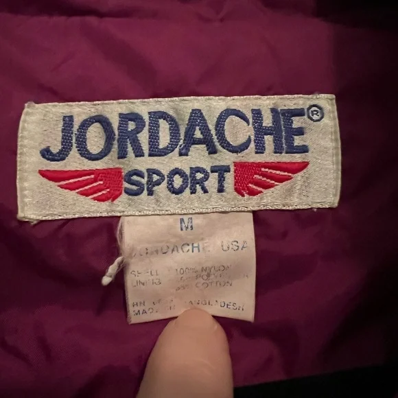 Retro Athletic Wear, Vintage 1990s Jordache Sport Windbreaker, Size M - Picture 5 of 6